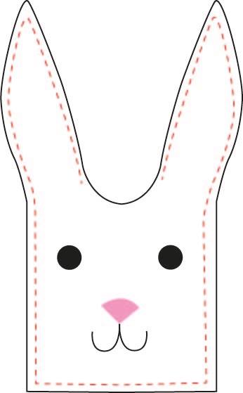 Image - Patron pour coudre des lapins stylisés pour préparer