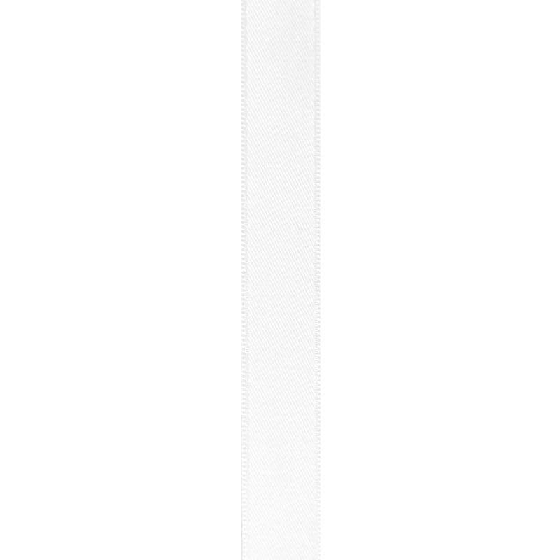 Ruban satin blanc l 15mm - RETIF