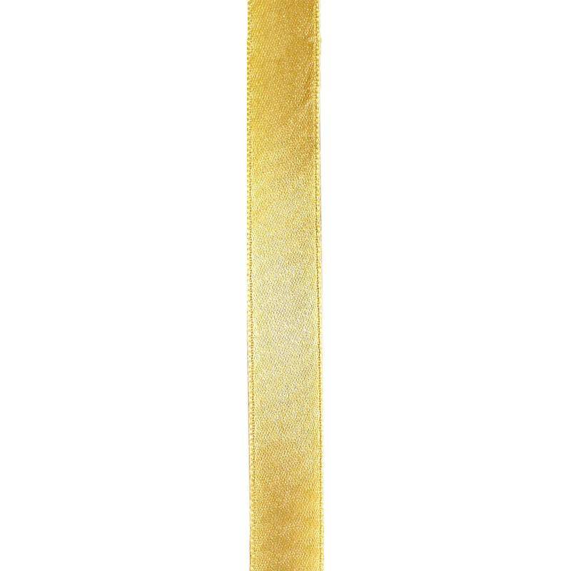Ruban Satin Luxe Largeur 10 mm double face Coloris Gris Argent Argenté  longueur 3 mètres